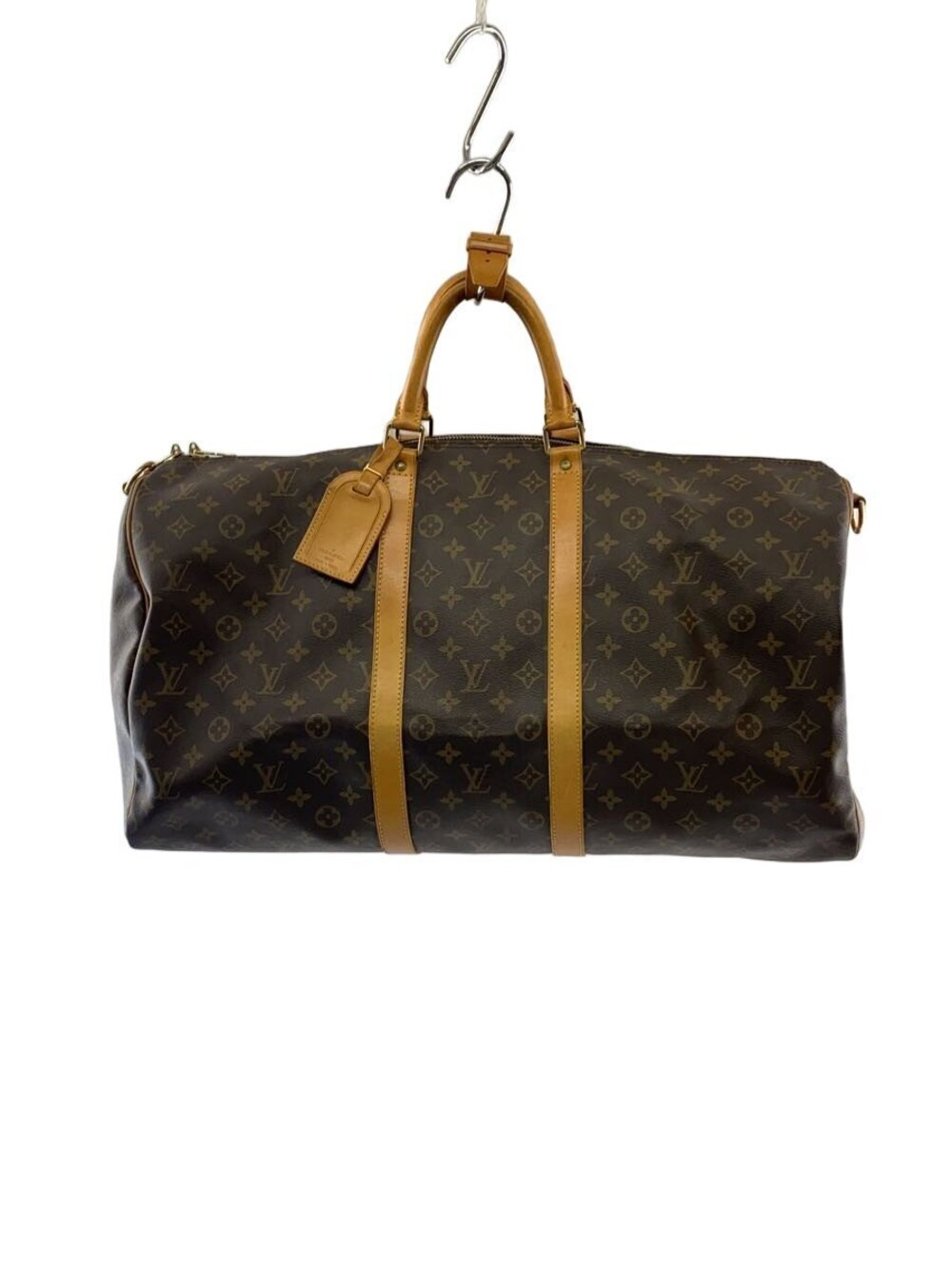 LOUIS VUITTON Keepall Bandouliere Canvas Brown
